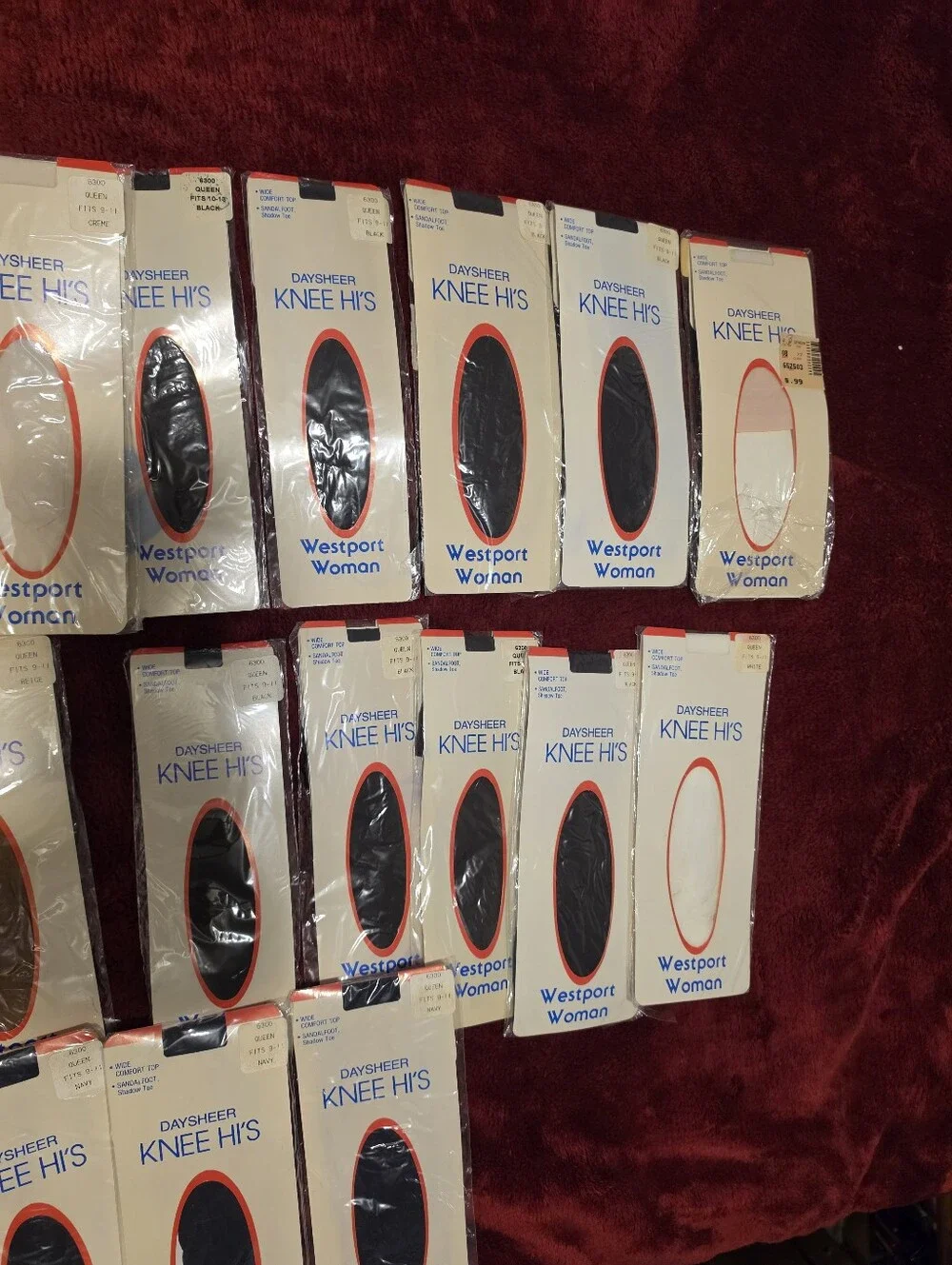 Vtg Westport Daysheer Knee Hi's Set Of 20